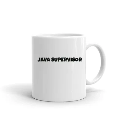 Java Supervisor Fun Style mug preview