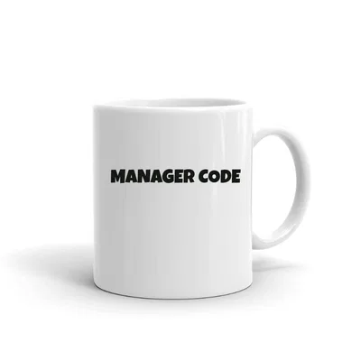 Manager Code Fun Style mug preview