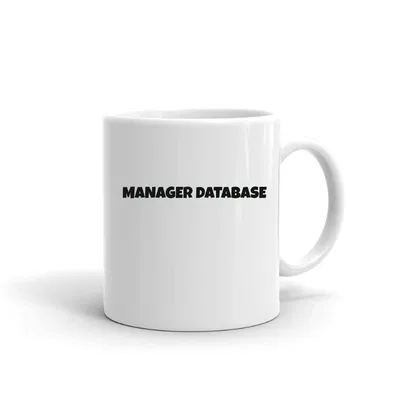 Manager Database Fun Style mug preview