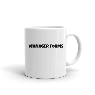 Manager Forms Fun Style mug preview