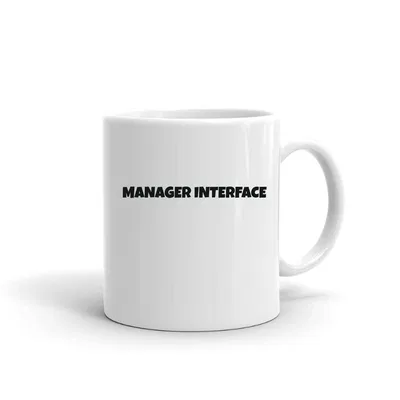 Manager Interface Fun Style mug preview