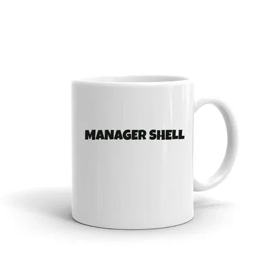 Manager Shell Fun Style mug preview