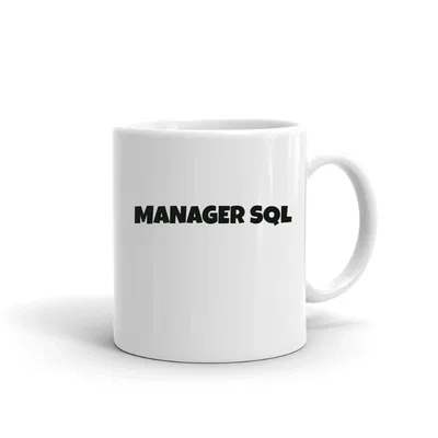 Manager Sql Fun Style mug preview