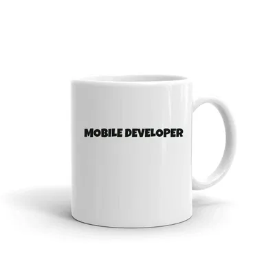 Mobile Developer Fun Style mug preview
