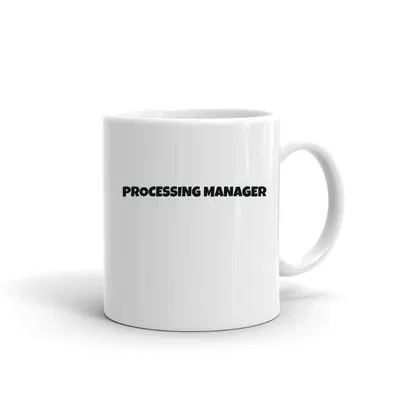 Processing Manager Fun Style mug preview
