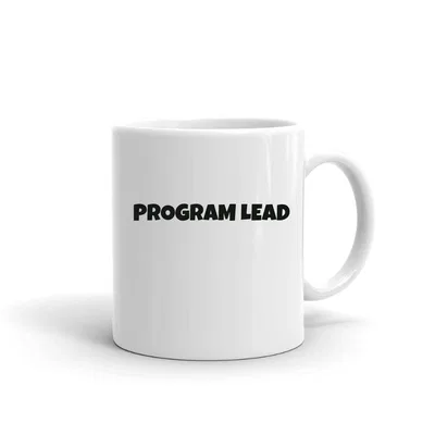 Program Lead Fun Style mug preview