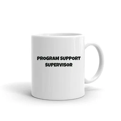 Program Support Supervisor Fun Style mug preview