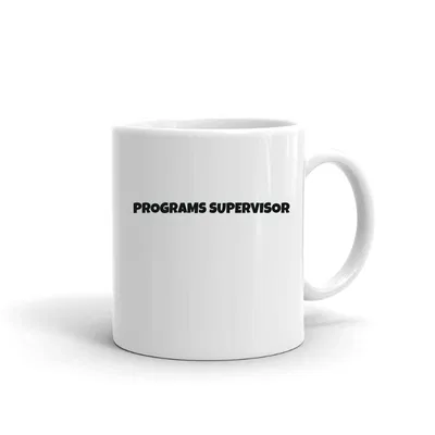 Programs Supervisor Fun Style mug preview