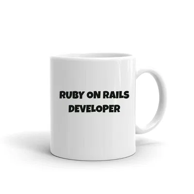 Ruby On Rails Developer Fun Style mug preview