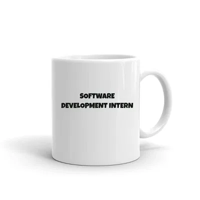 Software Development Intern Fun Style mug preview