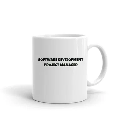 Software Development Project Manager Fun Style mug preview