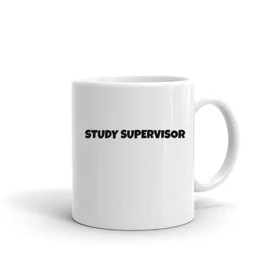 Study Supervisor Fun Style mug preview