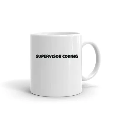 Supervisor Coding Fun Style mug preview
