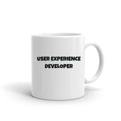 User Experience Developer Fun Style mug preview