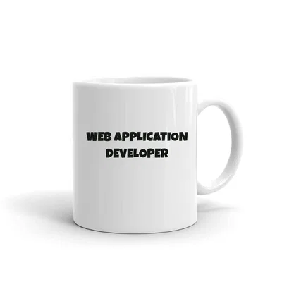 Web Application Developer Fun Style mug preview