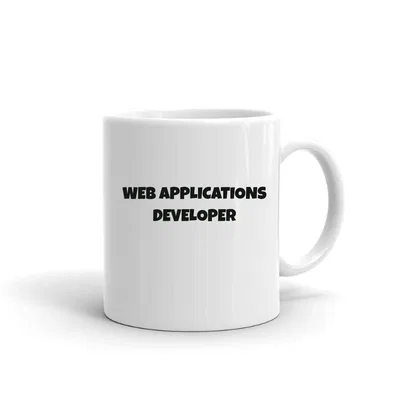 Web Applications Developer Fun Style mug preview