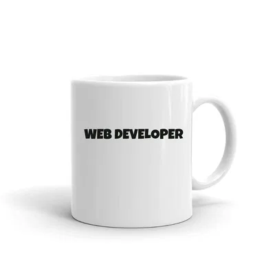Web Developer Fun Style mug preview