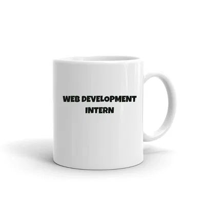 Web Development Intern Fun Style mug preview