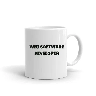 Web Software Developer Fun Style mug preview
