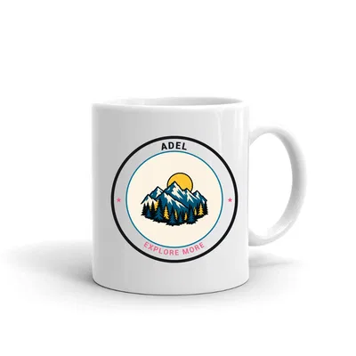 Adel Mountain Badge mug preview