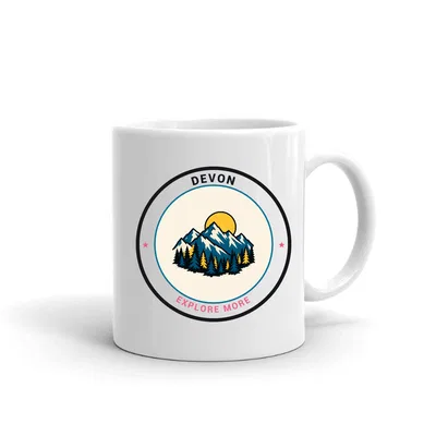 Devon Mountain Badge mug preview