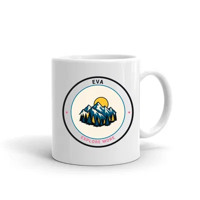 Eva Mountain Badge mug preview