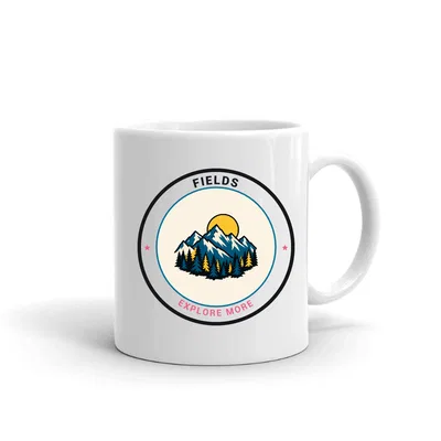 Fields Mountain Badge mug preview