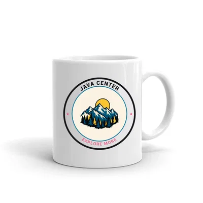 Java Center Mountain Badge mug preview