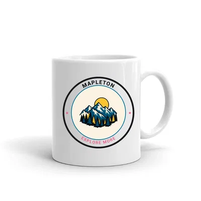 Mapleton Mountain Badge mug preview