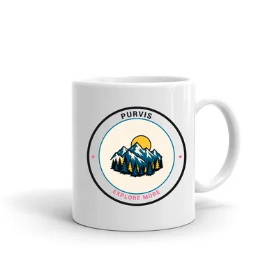Purvis Mountain Badge mug preview