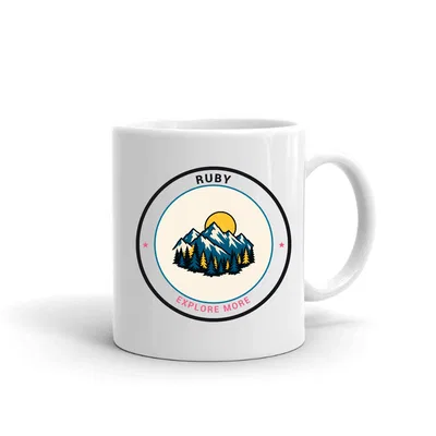 Ruby Mountain Badge mug preview