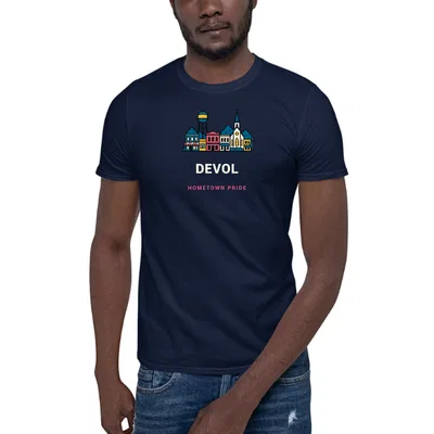Devol Hometown Main Street dark tee preview