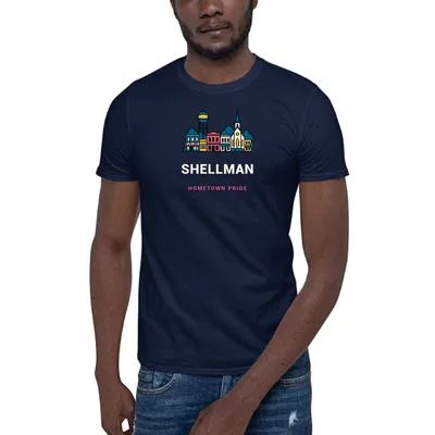 Shellman Hometown Main Street dark tee preview