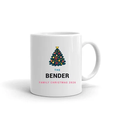 The Bender Family Christmas mug preview