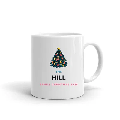 The Hill Family Christmas mug preview