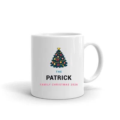 The Patrick Family Christmas mug preview