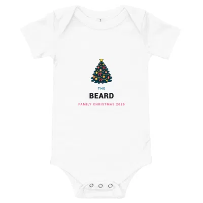 The Beard Family Christmas onesie preview