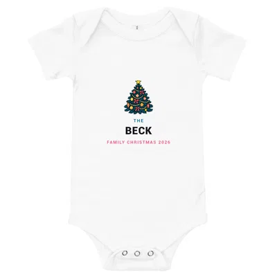 The Beck Family Christmas onesie preview