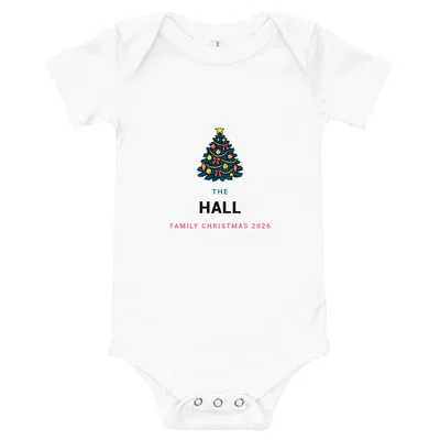 The Hall Family Christmas onesie preview