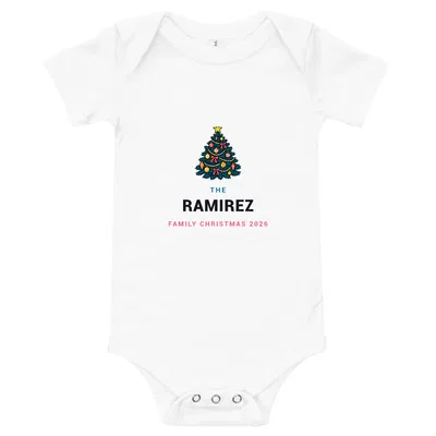 The Ramirez Family Christmas onesie preview