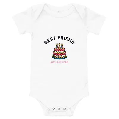 Best Friend Birthday Crew onesie preview