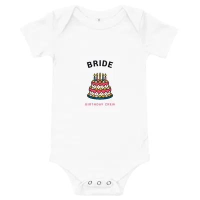 Bride Birthday Crew onesie preview