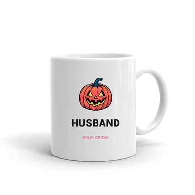 Husband Boo Crew mug preview