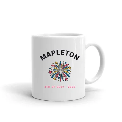 Mapleton Fourth of July mug preview