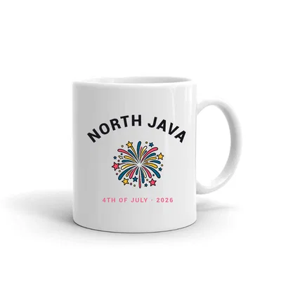 North Java Fourth of July mug preview
