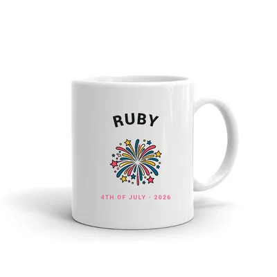 Ruby Fourth of July mug preview