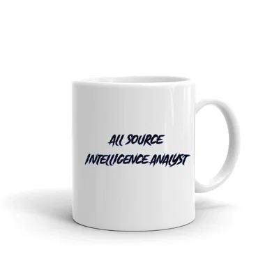 All Source Intelligence Analyst Slasher Style mug preview