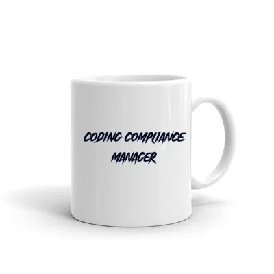 Coding Compliance Manager Slasher Style mug preview
