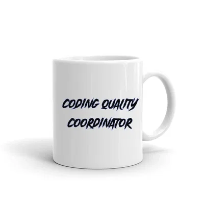 Coding Quality Coordinator Slasher Style mug preview