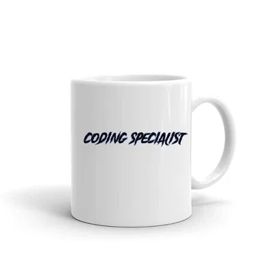 Coding Specialist Slasher Style mug preview